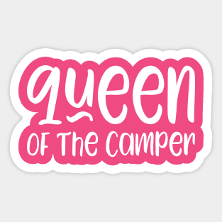 Queen of the Camper Sticker